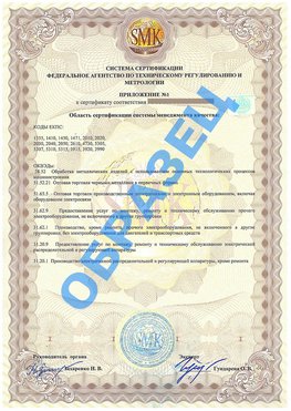 Приложение 1 Касимов Сертификат ГОСТ РВ 0015-002